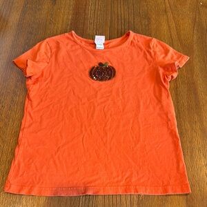 Kids Orange Pumpkin T-Shirt